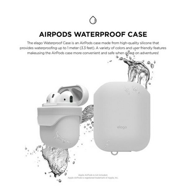 ELAGO｜エラゴ AirPods用 WaterProof Case White EL_APDCSSCWC_WH[airpods ケース ...