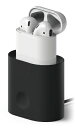 ELAGO|エラゴ AirPods用充電スタンド CHARGINGSTATION Black EL_APDSTSCCS_BK(2)