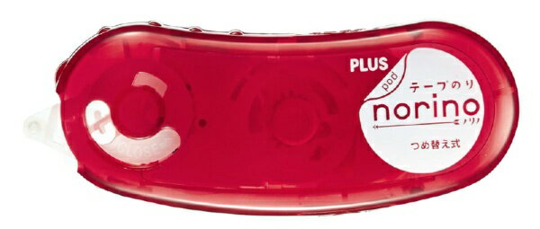 PLUS｜プラス [テープのり]ノリノポッド 強力に貼れる（幅8.4mm・長さ10mm） TG-1122 レッド