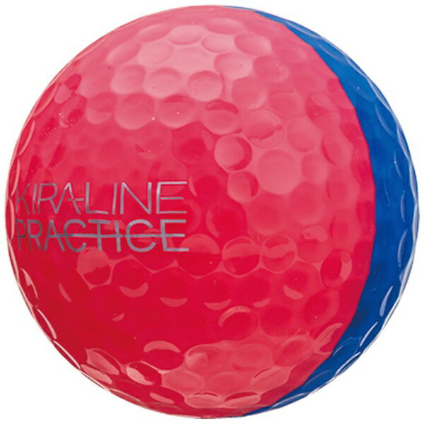キャスコ｜kasco ゴルフ パッティング練習ボール キラライン プラクティス ボール(ブルー×レッド)