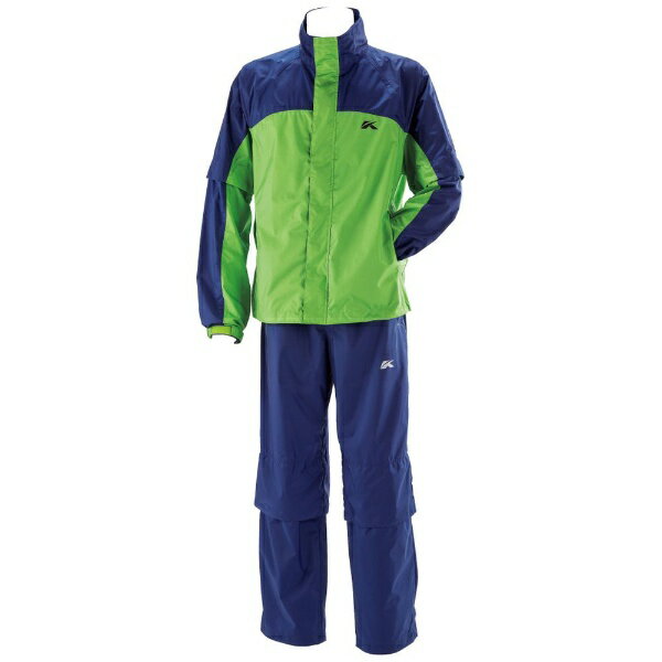 キャスコ｜kasco メンズ レインウェア上下セット 収納ポーチ付き ブラック KRW-016 [メンズ /Sサイズ]