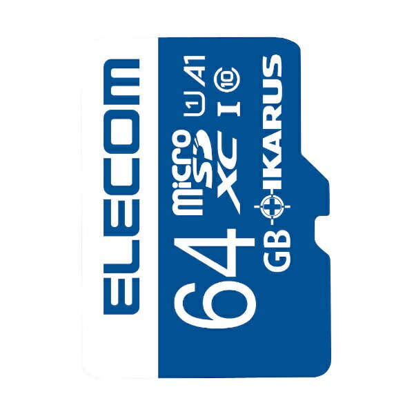 GRbELECOM microSDXCJ[h IKARUS(CJX)t MF-MS064GU11IKA [Class10 /64GB][MFMS064GU11IKA]