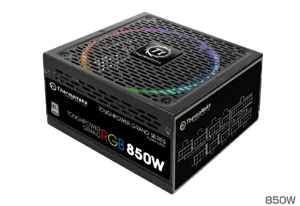 THERMALTAKE｜サーマルテイク PC電源 TOUGHPOWER GRAND RGB 850W PLATINUM ブラック PS-TPG-0850F1FAPJ-1 [850W /ATX／EPS /80PLUS Platinum]