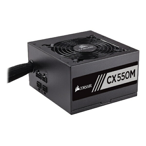 CORSAIR｜コルセア PC電源 CX550M ブラック CP-9020102-JP [550W /ATX／EPS /Bronze]