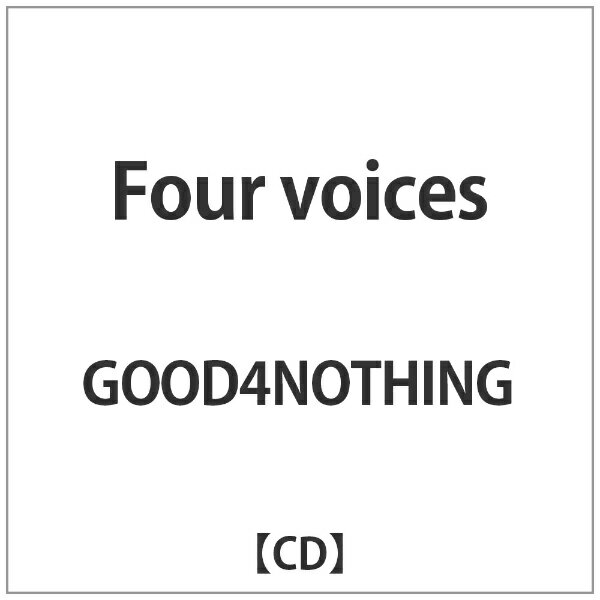 �ӡ�����ɥåȥ��꡼��BM.3 GOOD4NOTHING/Four voices �ڲ���CD�� �������������Բġ�