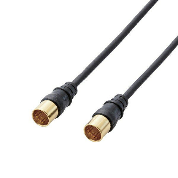 【ビックカメラグループオリジナル】 DXアンテナ｜DX ANTENNA アンテナケーブル SS/2C ブラック BKA82SS20BK