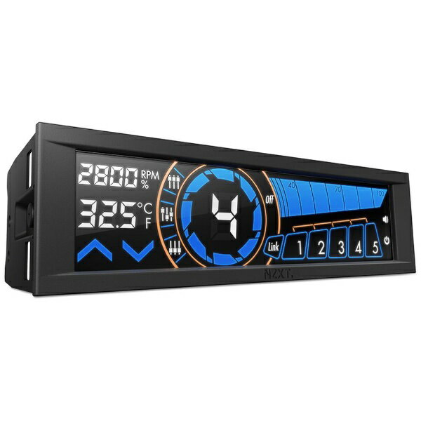 NZXT｜エヌゼットエックスティー 〔ファンコントローラー〕　Sentry 3 5.25インチベイ内蔵 SENTRY3[SENTRY3]