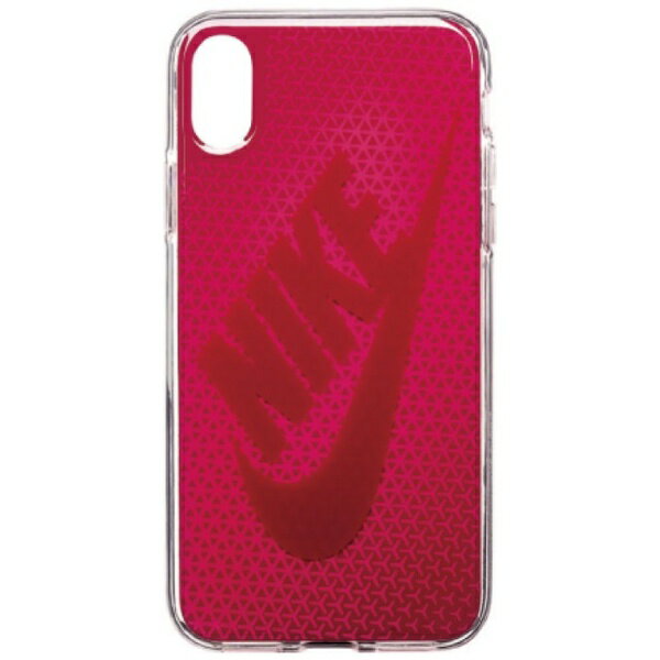 ナイキ　NIKE iPhone X用　NIKE GRAPHIC SWOOSH ケース DG0027-922F ラッシュピンク/レッドクラッシュ