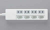 BUFFALO｜バッファロー 電源タップ ホワイト BCTAPSW2410WH [1.0m /4個口 /スイッチ付き（個別）][BCTAPSW2410WH] 2