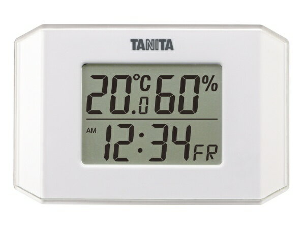 タニタ｜TANITA TT-574WH 温湿度計 ホワイト [デジタル][TT574WH]