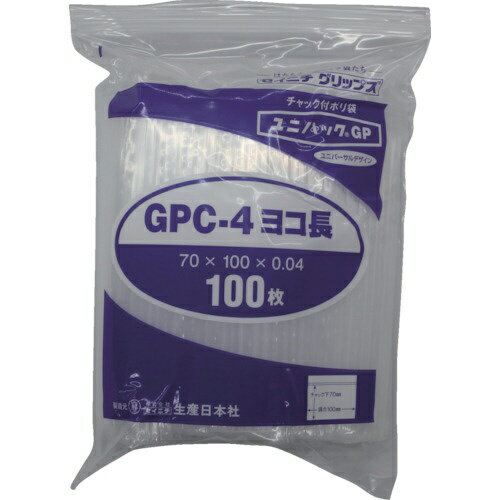 生産日本社｜SEISANNIPPONSHA セイニチ　「ユニパックGP」C−4　ヨコ長　70×100×0．04　100枚入