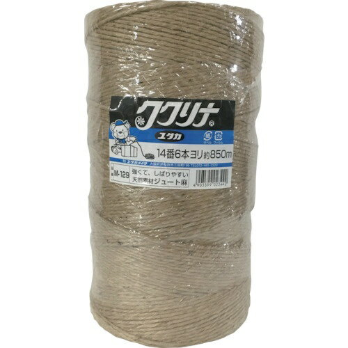 ユタカメイク｜YUTAKA ユタカメイク　荷造り紐　ジュート麻バインダー用　14番　6本撚　850m