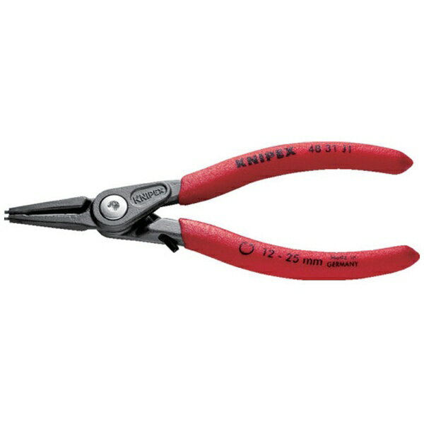 Snap Ring Pliers - KNIPEX社｜クニペックス KNIPEX　4831−J1　穴用精密スナップリングプライヤー　直 4831-J1