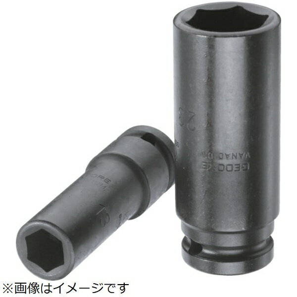 ゲドレー｜GEDORE GEDORE　インパクト用ソケット（6角）ロング　1／2　mm　27mm