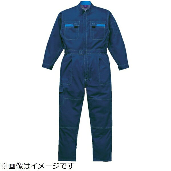 山田辰｜YAMADA TATSU AUTO−BI　スリードラゴン　ツナギ服　3Lサイズ　ネイビーブルー