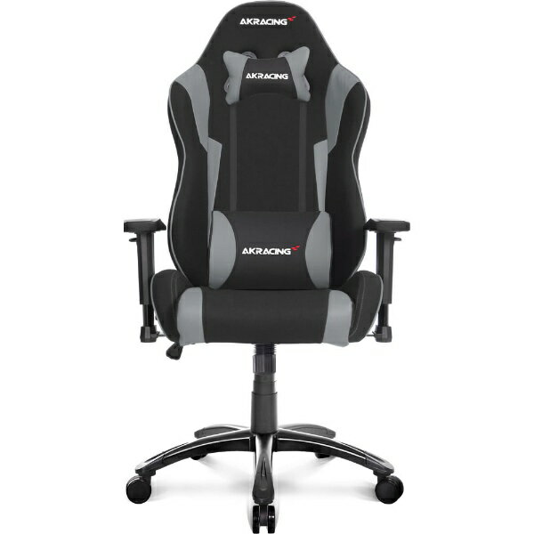 【エントリーで2倍pt(5/20まで)】 AKRacing｜エーケーレーシング ゲーミングチェア シート W390xD540xH1240〜1310mm Wolfシリーズ グレー WOLF-GREY AKRWOLFGREY