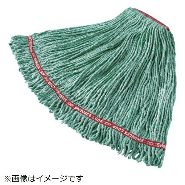 ■洗っても縮みにくいモップです。【用途】・水拭き・から拭き・ワックス掛けに。・モップ替糸。【仕様】・色： ブルー・サイズ： L・シートサイズ（mm）： 25・フチ色： レッド・リサイクルコンテンツ： 100％・洗濯対応： 50回・業務用洗濯機対応： 50回まで