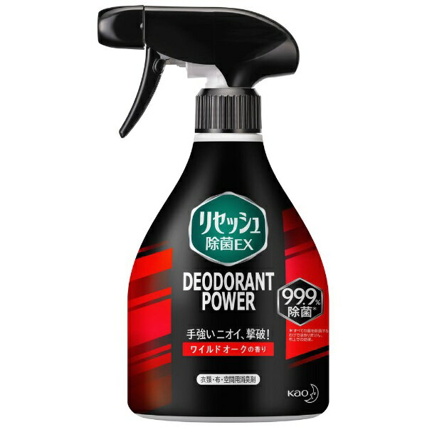 花王｜Kao Resesh（リセッシュ） リセッシュ 除菌EX デオドラントパワー ワイルドオークの香り 本体 360ml 〔消臭剤・芳香剤〕のサムネイル