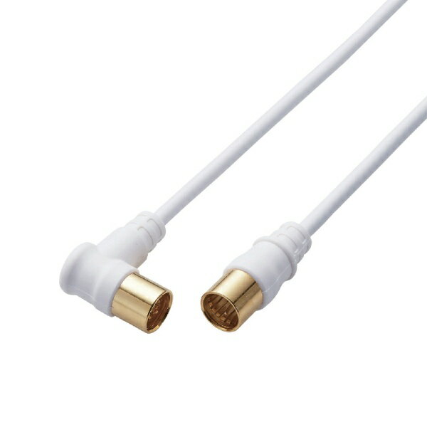 【ビックカメラグループオリジナル】 DXアンテナ｜DX ANTENNA アンテナケーブル SL/2C ホワイト BKA82SL50WH