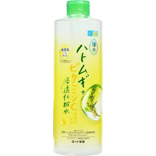 ロート製薬｜ROHTO 肌研（ハダラボ) 極水 ハトムギ+浸透化粧水（400ml)［化粧水］【rb_pcp】