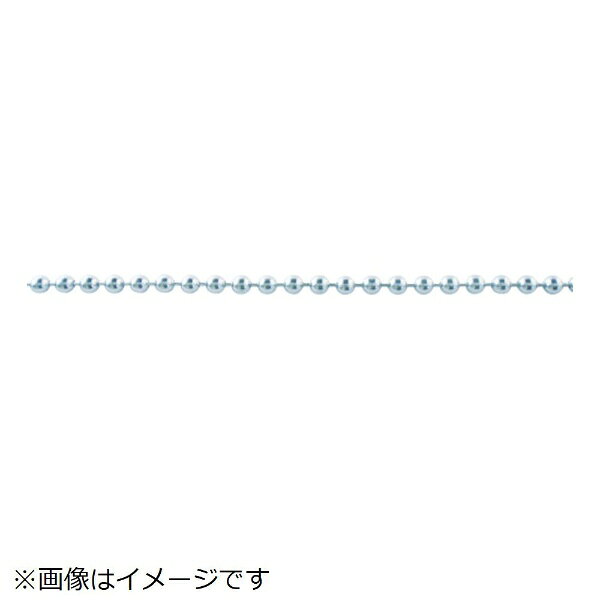■チェーン自体によりもどし機能があるため、ねじれません。【用途】・水栓用、プレートの吊り下げなど。【仕様】・全長（m）： 5・玉径（mm）： 4.9・使用荷重（kN）： 0.16