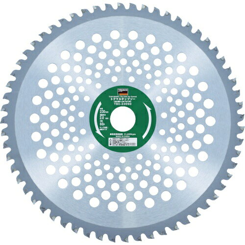トラスコ中山｜TRUSCO NAKAYAMA TRUSCO　トクマルチップソー刈払機用山林下刈り用　230X25．4X60P