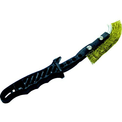 トラスコ中山｜TRUSCO NAKAYAMA TRUSCO　チャンネルブラシ　EグリップJ型　真鍮線