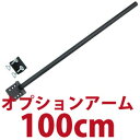 サンコー｜THANKO 〔モニターアームパーツ〕　モニターアーム用ロングポール（100cm） MARMP196F ブラック