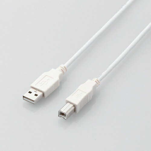 쥳ELECOM USB2.0֥/A-B/Ρޥ/2m/ۥ磻 U2C-BN20XWH ۥ磻[U2CBN20XWH]rb_pcacc