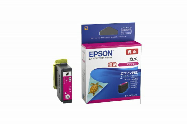 EPSON｜エプソン KAM-M-L 純正プリンターインク カメ(増量) マゼンタ[プリンターインク カメ KAMML](2.0)