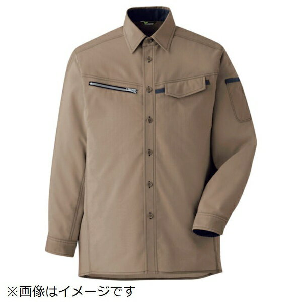 ミドリ安全｜MIDORI ANZEN ミドリ安全　ベルデクセル　男女ペア　交織ストレッチシャツ　VES2534上　L