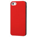 イングレム　Ingrem iPhone SE（第1世代）4インチ/5s/5 TPUソフトケース Colorap/レッド IN-P17CP1/R レッド