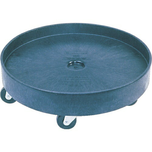 ニューウェルラバーメイド｜NEWELL RUBBERMAID ラウンドブルートコンテナ用ドーリー ドラム式 ブラック..