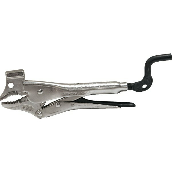 ■ヘッド部がハンマーとして使用可能な、グリッププライヤーです。【用途】・ワークのクランピング、保持に。【仕様】・全長（mm）： 300・最大締圧力（kN）： 1000・最大口開き（mm）： 40・口開き（mm）角材最小： 1・口開き（mm）...