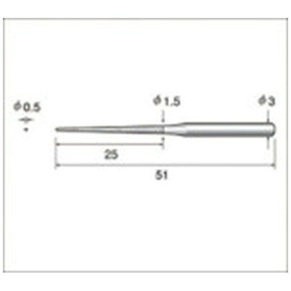 電着ダイヤモンドヤスリ（軸径3mm）です。