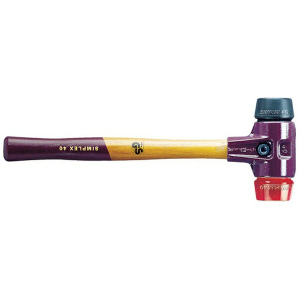 ロームヘルドハルダー｜HALDER HALDER　シンプレックスハンマー　ゴム（黒）プラスティック（赤）頭径5..