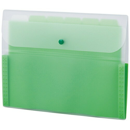 セキセイ｜SEKISEI ドキュメントホルダー A4 6ポケット Actif(アクティフ) グリーン ACT-3906-30
