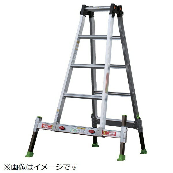 Stepladders - ナカオ｜nakao アウトリガー内蔵4脚伸縮式 兼用脚立 ダン吉 D-150 【メーカー直送・代金引換不可・時間指定・返品不可】