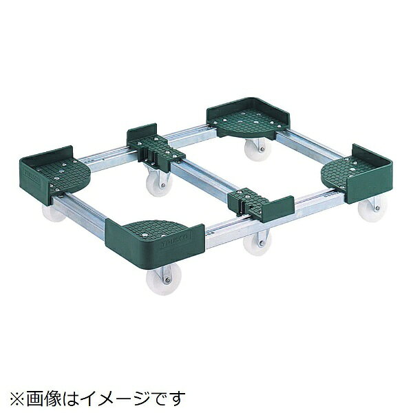 ■10mmピッチで自由に寸法の調整ができます。【仕様】・均等荷重（kg）： 400・枠内寸法（mm）長さ： 595〜695・枠内寸法（mm）幅： 495〜595・高さ（mm）： 156・キャスター径（mm）固定： 65・キャスター径（mm）自在： 75・組立目安： 1人30分・枠内寸法（mm）長さ×幅： 595〜695×495〜595・組立式・自在キャスター4個、固定キャスター2個・スチール6輪タイプ【材質／仕上】・キャスター金具： スチール・車輪： ナイロン・コーナー： ポリプロピレン（PP）・連結バー： スチール【注意】・コーナー部の材質はポリプロピレンにつき、低温下では割れの原因になります。高温下では変形の原因になるため、ご注意ください。