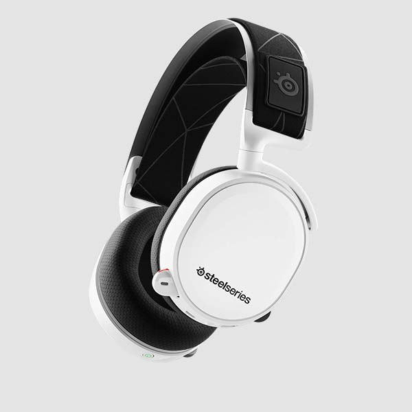 SteelSeries｜スティールシリーズ 61508 ゲーミングヘッドセット Arctis 7 (2019 Edition) ホワイト [ワイヤレス（USB）＋有線 /両耳 /ヘッドバンドタイプ][61508]【rb_cpn】