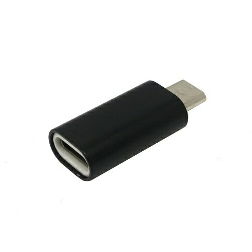 タイムリー｜TIMELY USB変換アダプタ micro USB オス→メス USB-C /充電 /転送 /USB2.0 ブラック GMC14MA
