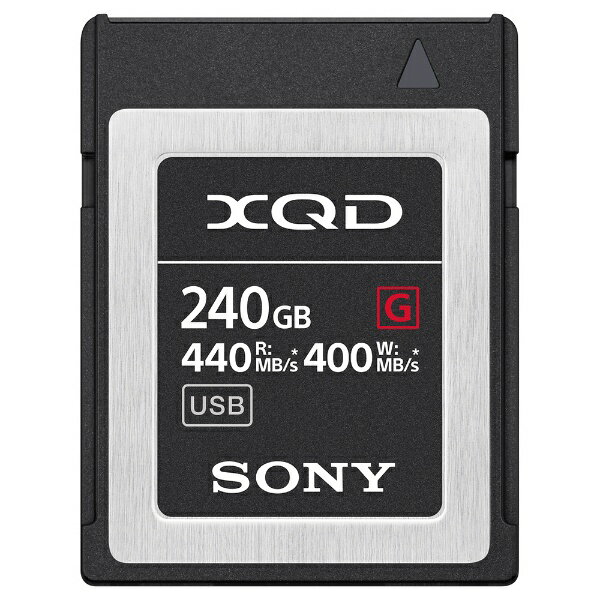 ソニー｜SONY XQDメモリーカード Gシリーズ QD-G240F [240GB][QDG240F]