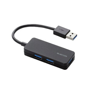 쥳ELECOM U3H-K315BX USBϥ ֥å [Хѥ /3ݡ /USB3.0б][U3HK315BXBK]