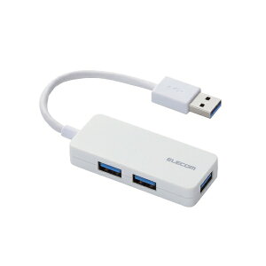 쥳ELECOM U3H-K315BX USBϥ ۥ磻 [Хѥ /3ݡ /USB3.0б][U3HK315BXWH]