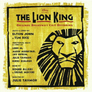 Walt Disney Records （ミュージカル）/ THE LION KING ORIGINAL BROADWAY CAST RECORDING【CD】 【代金引換配送不可】