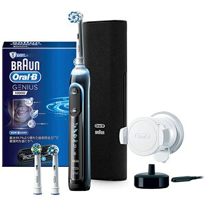 ブラウン｜BRAUN 電動歯ブラシ Oral-B（オーラルB）ジーニアス10000 ブラック D7015366XCMBK [回転式 /AC100V-240V]