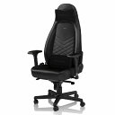 【エントリーで2倍pt(5/1まで)】 noblechairs｜ノーブルチェアーズ ゲーミングチェア ICON ブラック NBL-ICN-PU-BLA-SGL NBLICNPUBLASGL