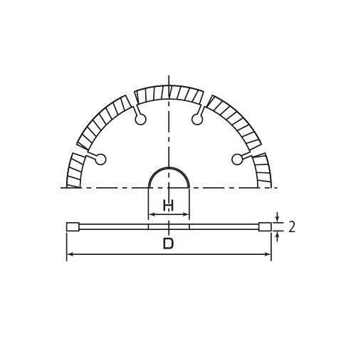 トップ工業｜TOP工業 TDS-125 ダイヤモンドホイールZセグメントタイプ 125mm