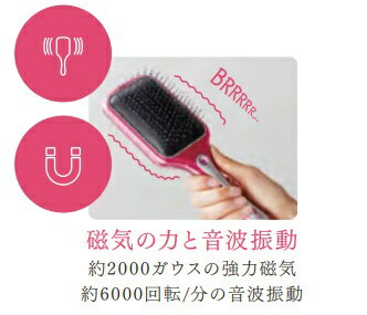 コイズミ　KOIZUMI KBE-2812-VP ヘアブラシ RESET BRUSH（リセットブラシ） ビビッドピンク