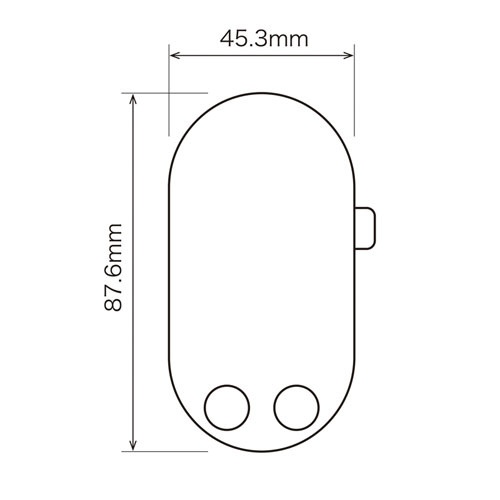 サンワサプライ｜SANWA SUPPLY ソースネクスト POCKETALK Wシリーズ用　液晶保護指紋防止光沢フィルム PDA-FPT1KFP[ポケトーク 保護フィルム アクセサリー]